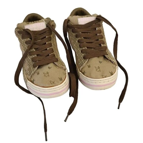 Converse Y2K RARE One Star Ox Green Tan Canvas Skate Sneakers Size 8.5 - Picture 2 of 15